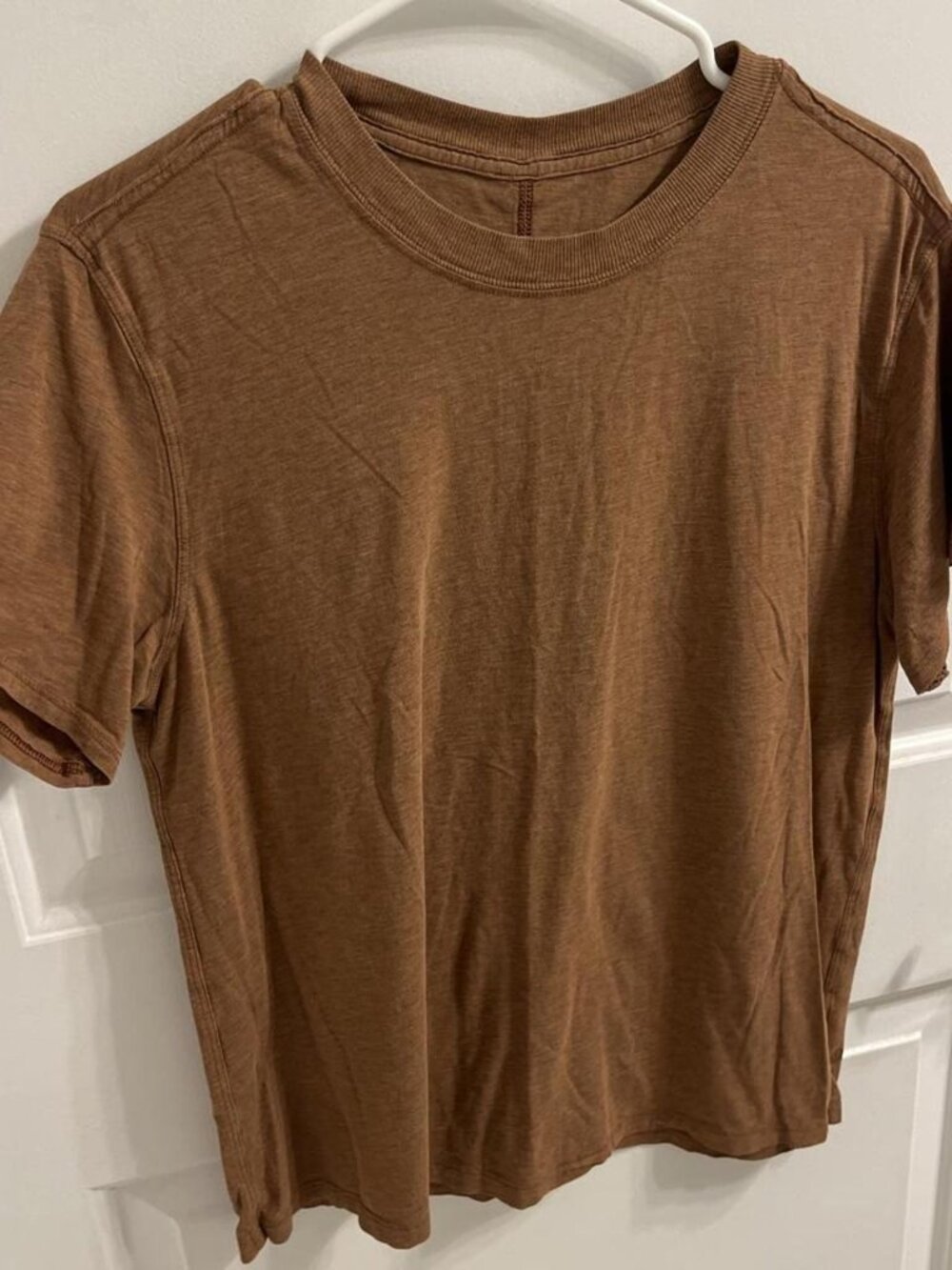 Lululemon Women's Brown and Orange T-shirt